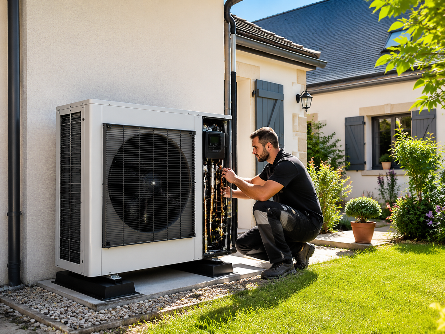 Installation d'une pompe à chaleur